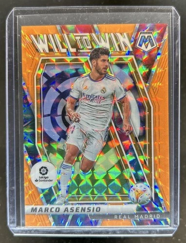 Marco Asensio 2021 Panini Mosaico Naranja Fluorescente /25