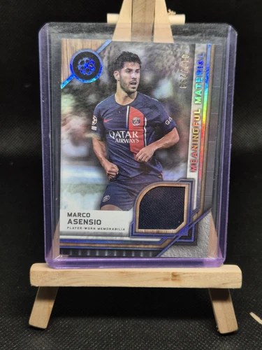 Marco Asensio 2024 Topps Museum Aquamarine /299