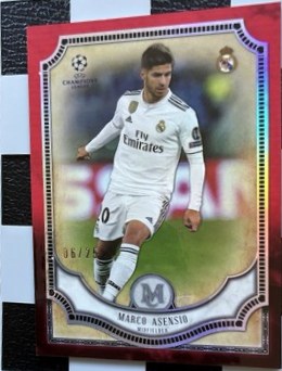 Marco Asensio 2018 Topps Museum Collection Ruby /25