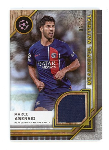 Marco Asensio 2023 Topps Museum Gold /50