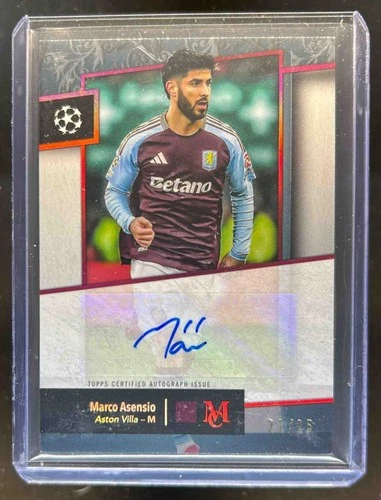 Marco Asensio 2024 Topps Museum Rubino /25