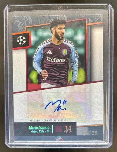 Marco Asensio 2024 Topps Museum Ruby /25