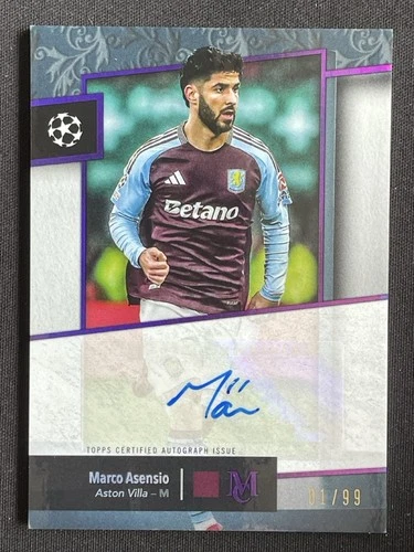 Marco Asensio 2024 Topps Museum Viola /99