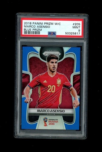 Marco Asensio 2018 Panini Prizm Blue Refractor /199