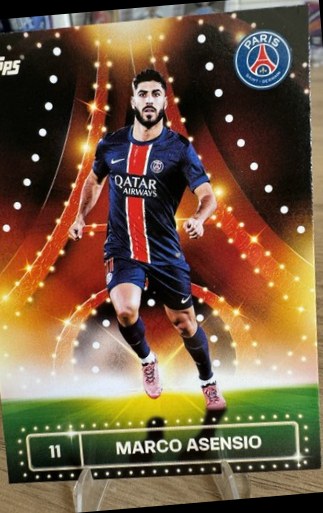 Marco Asensio 2023 Topps PSG Team Set 31