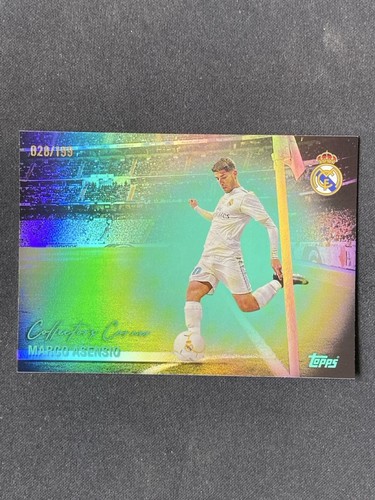 Marco Asensio 2025 Topps Real Madrid CF Team Set Aqua /199