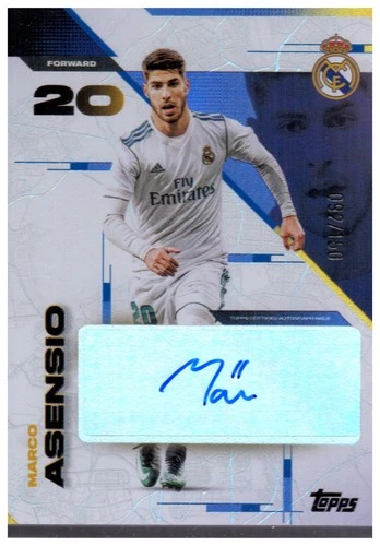 Marco Asensio 2025 Topps Real Madrid Los Blancos /150