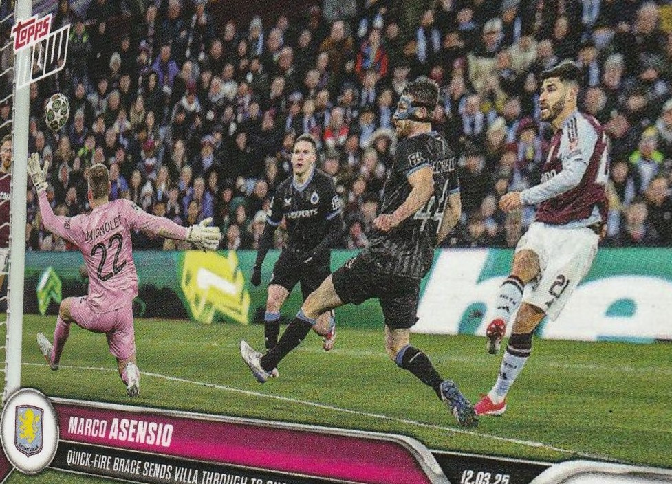 Marco Asensio 2024 Topps Now UEFA Champions League
