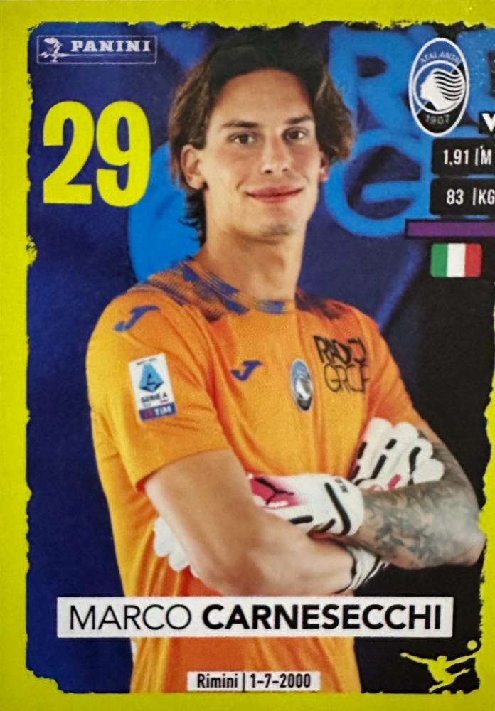 Marco Carnesecchi 2023 Panini Calciatori Stickers