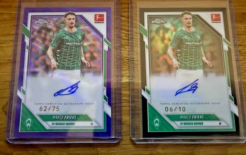 Marco Friedl 2025 Topps Bundesliga Chrome /10, /75