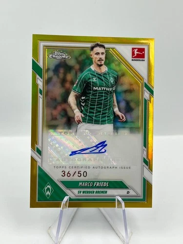 Marco Friedl 2025 Topps Chrome Bundesliga 36/50