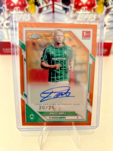 Marco Grüll 2025 Topps Chrome Bundesliga /25