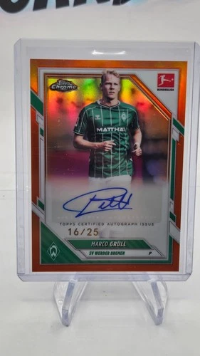 Marco Grüll 2025 Topps Chrome True Orange /25