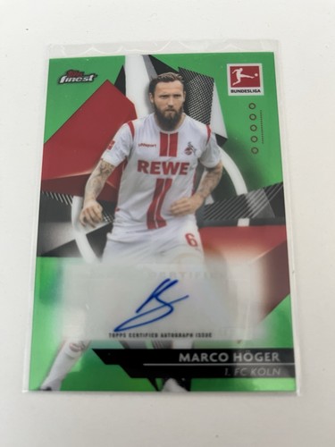 Marco Höger 2020 Topps Bundesliga Finest Green /50