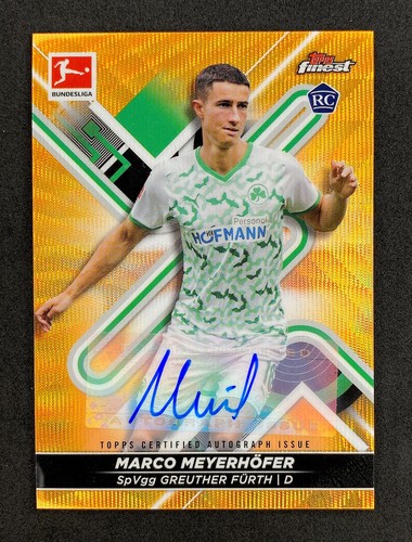 Marco Meyerhöfer 2021 Topps Finest Wave /10