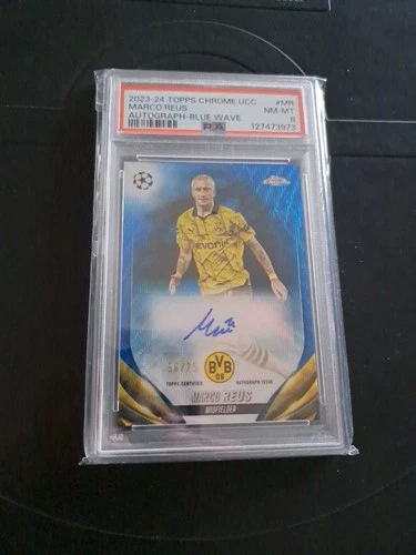 Marco Reus 2024 Topps Chrome Blue Wave /75