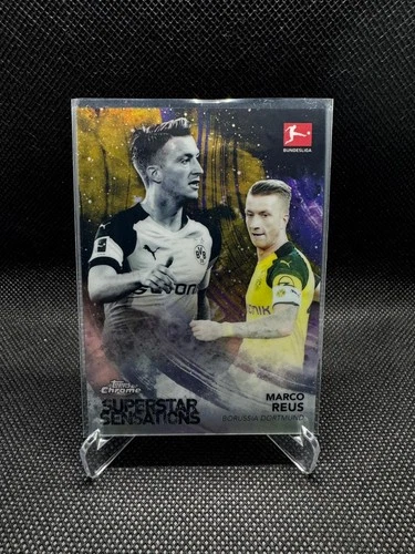 Marco Reus 2018 Topps Chrome Bundesliga Gold /50