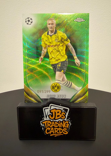 Marco Reus 2023 Topps Chrome Neon Green Wave /399