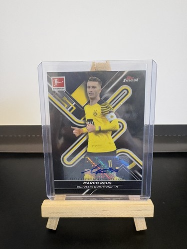 Marco Reus 2021 Topps Finest Black Wave Refractor /150