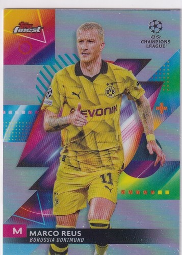 Marco Reus 2024 Topps Finest Champions League Silver Refractor