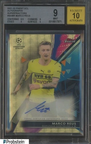 Marco Reus 2021 Topps Finest Superfractor /1