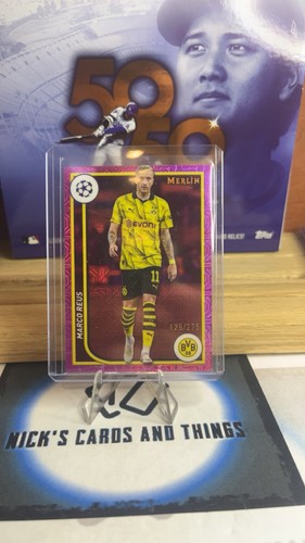 Marco Reus 2023 Topps Merlin Chrome Pink Mojo Refractor /275