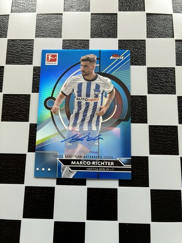 Marco Richter 2022 Topps Finest Blue /65