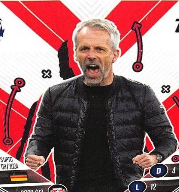 Marco Rose 2024 Topps Match Attax UEFA Club Competitions Extra
