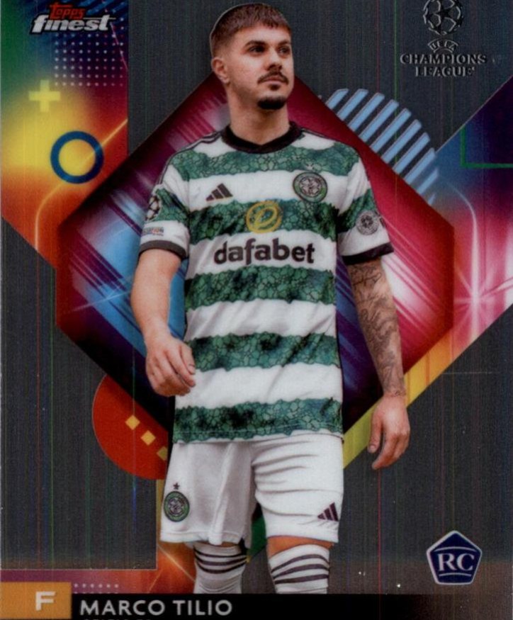 Marco Tilio 2023 Topps Finest UEFA Club Competitions