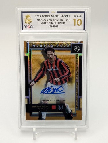 Marco van Basten 2024 Topps Museum Gold /7