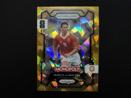Marco van Basten 2026 Panini Prizm Gold Cracked Ice #73