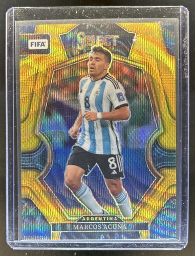 Marcos Acuña 2023 Panini Select Gold Wave /10