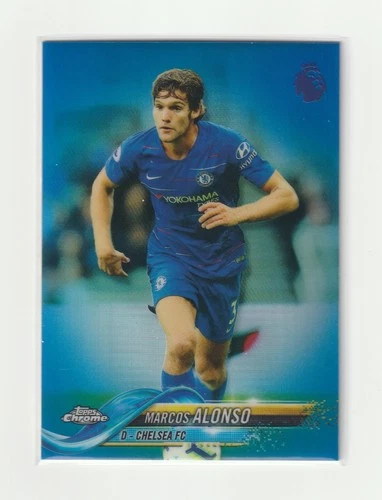 Marcos Alonso 2018 Panini Chrome Premier League Blue /150