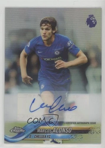 Marcos Alonso 2018 Topps Chrome Refractor
