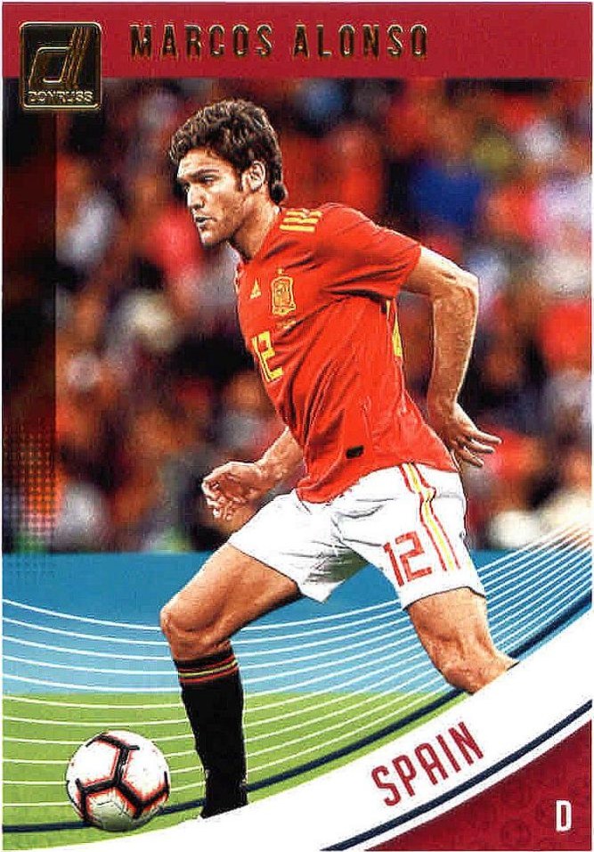 Marcos Alonso 2018 Panini Donruss Soccer 166