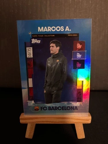 Marcos Alonso 2023 Topps Focus Blue Refractor /75