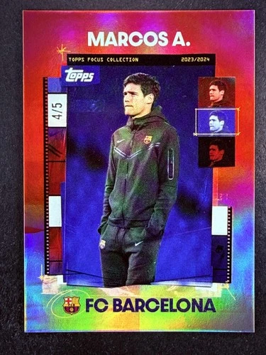 Marcos Alonso 2023 Topps Focus Red Foil /5