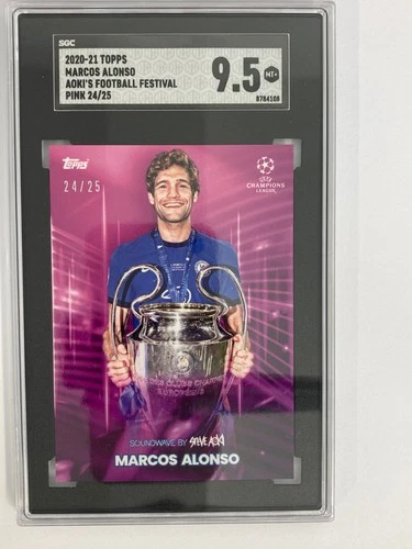 Marcos Alonso 2020 Topps Football Festival Pink 24/25