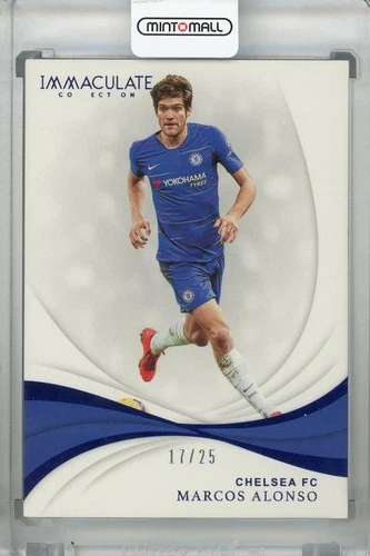 Marcos Alonso 2018 Panini Immaculate Sapphire /25