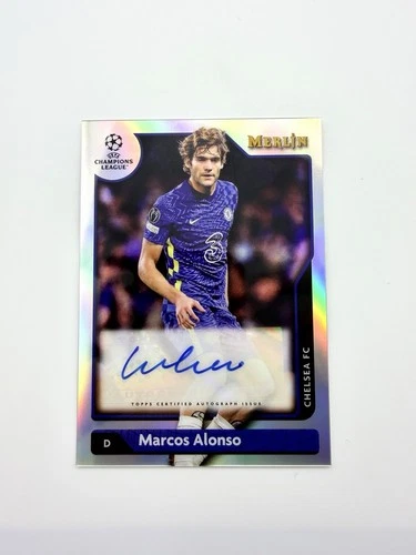 Marcos Alonso 2021 Topps Merlin Chrome Refractor