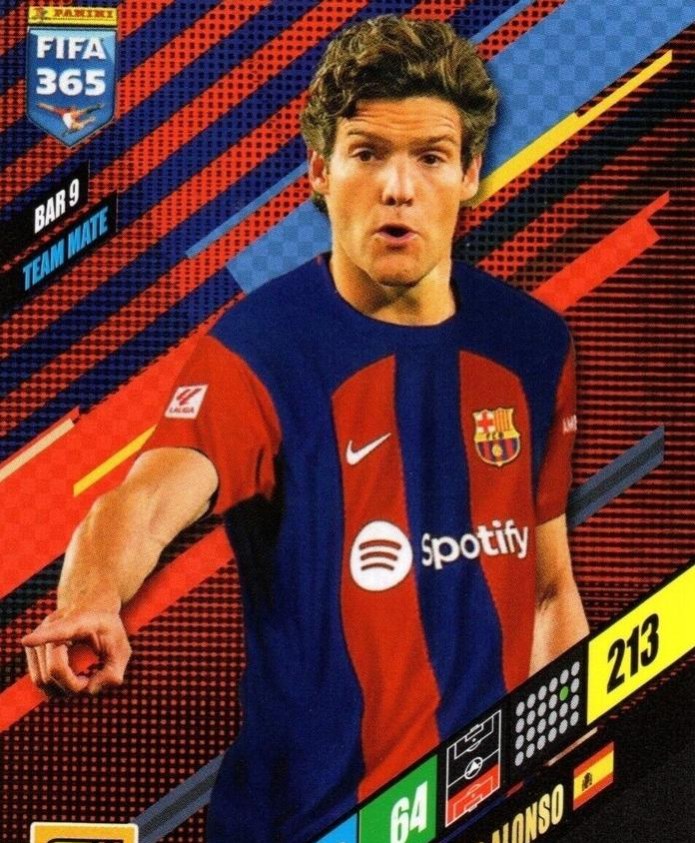 Marcos Alonso 2024 Panini Adrenalyn XL FIFA 365