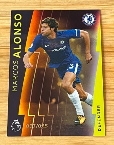 Marcos Alonso 2017 Topps Premier League Platinum Orange /25