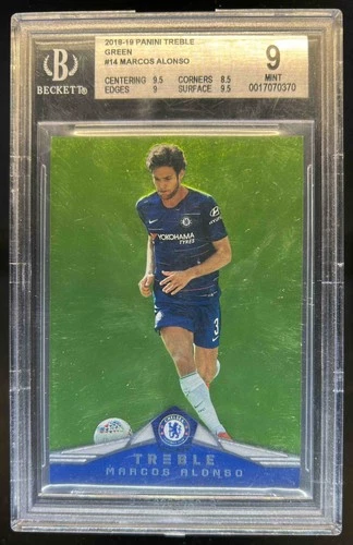 Marcos Alonso 2018 Panini Treble Green /10