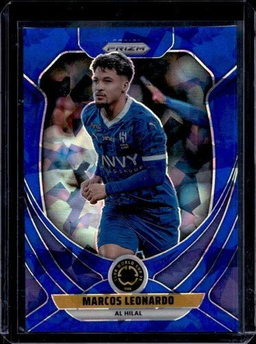 Marcos Leonardo 2025 Panini Prizm FIFA Club World Cup Blue Ice /175
