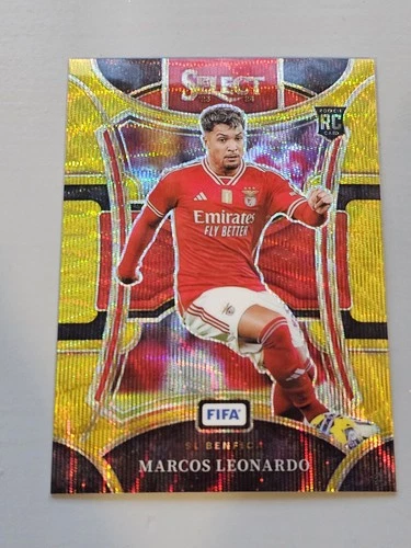 Marcos Leonardo 2024 Panini Select Gold Refractor /10