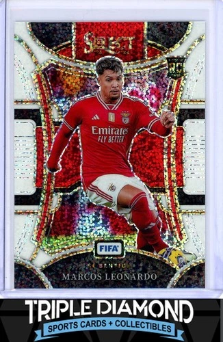 Marcos Leonardo 2024 Panini Select White Sparkle Prizm