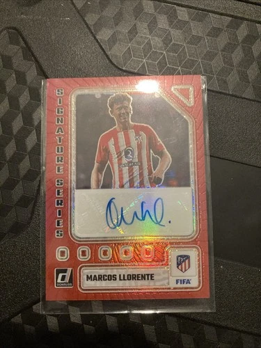 Marcos Llorente 2023 Panini Donruss FIFA Red Prizm /49