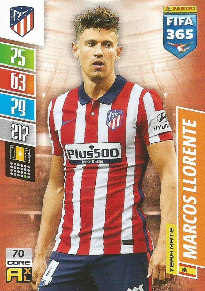 Marcos Llorente 2022 Panini Adrenalyn XL FIFA 365