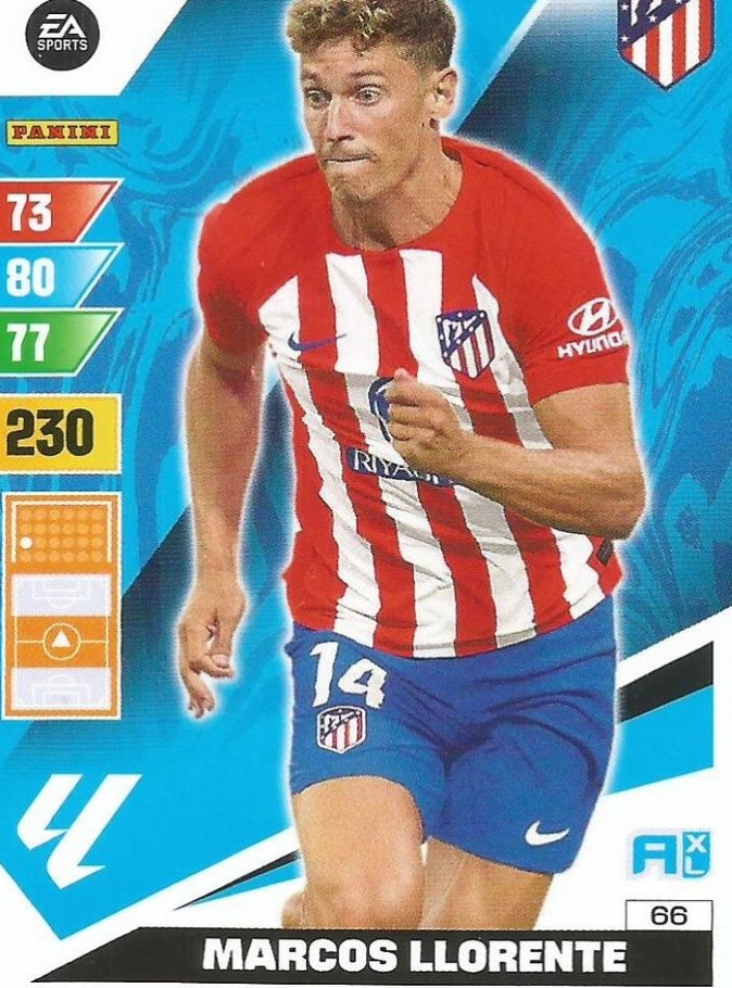 Marcos Llorente 2023 Panini Adrenalyn XL La Liga