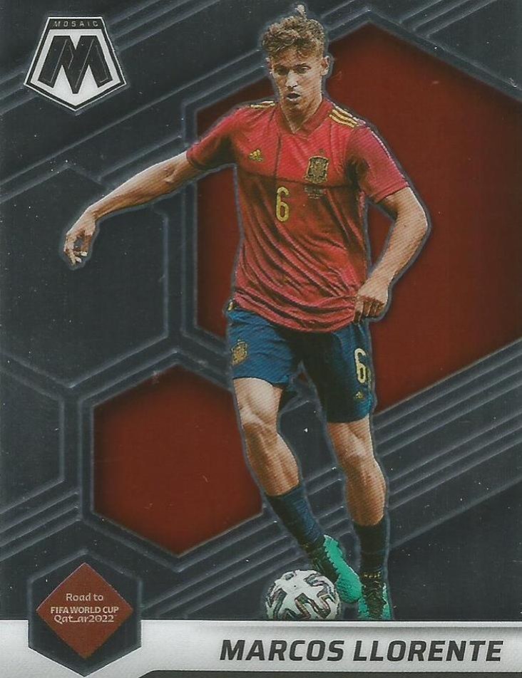 Marcos Llorente 2021 Panini Mosaic Road to FIFA World Cup